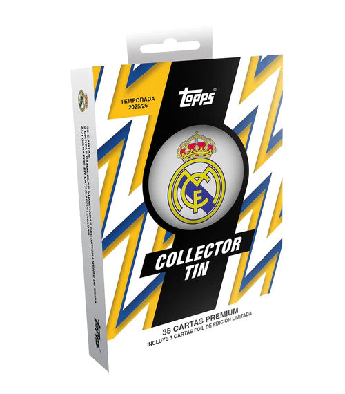 2025-26 Topps Soccer Real Madrid Collector Tin