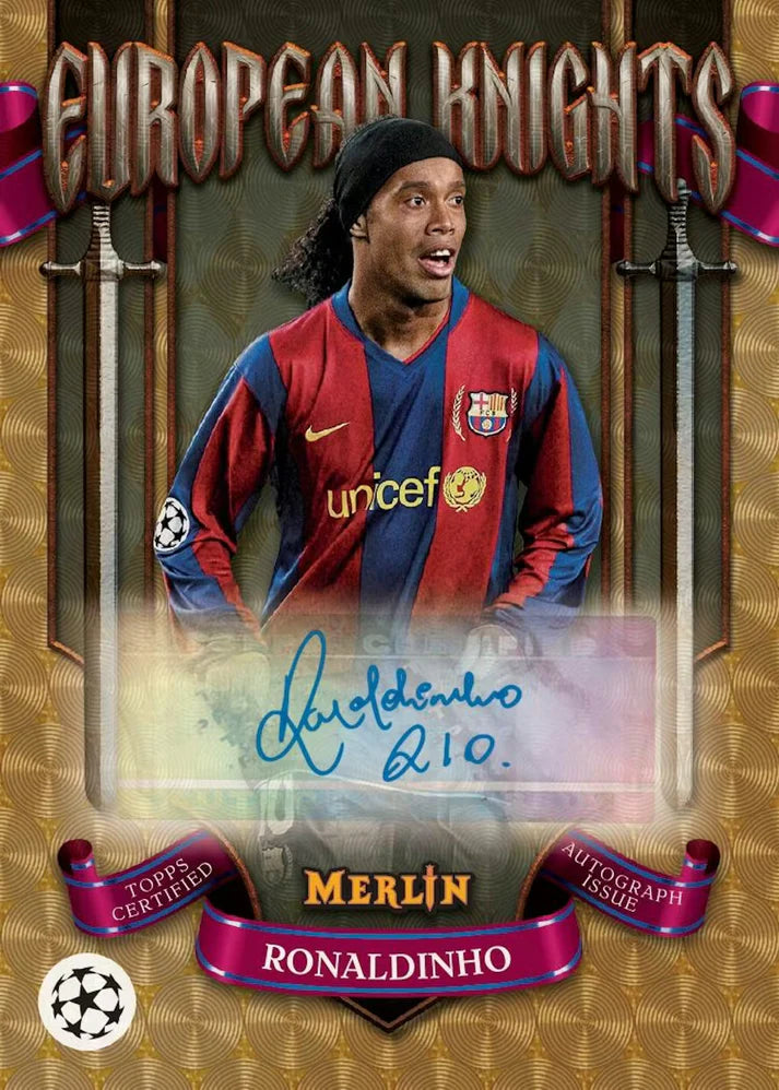 2024/25 Topps Chrome Merlin UEFA Club Competitions Soccer Blaster Boks (Forhåndsalg)