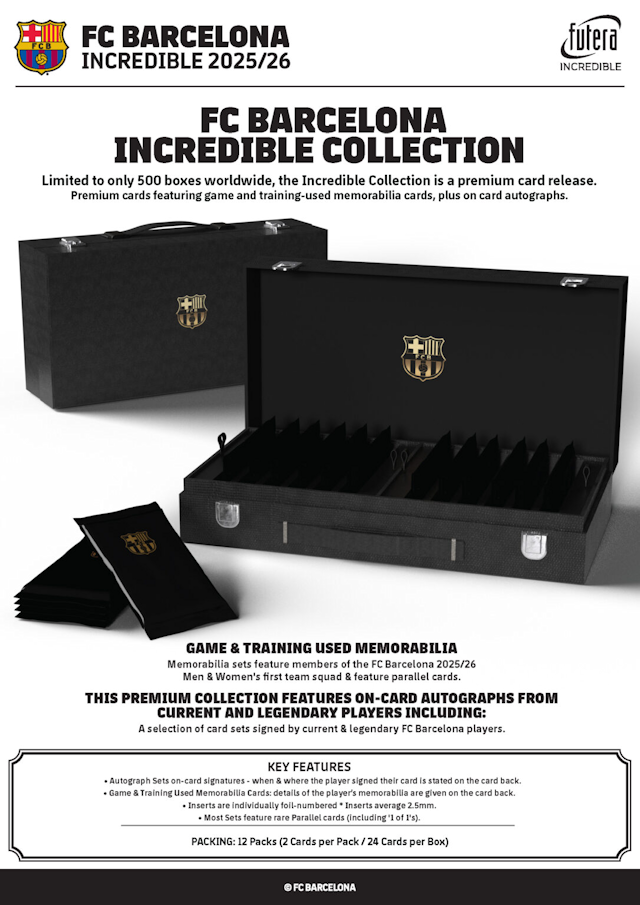 Barcelona Incredible 2025/26 Carry Box (Forhåndssalg)