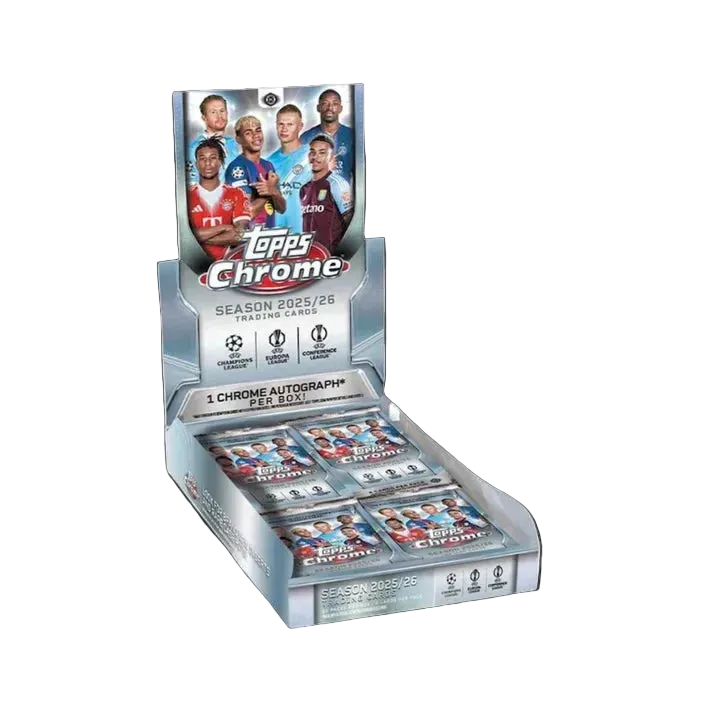 Break #404: Topps Chrome UEFA Club Competition 2025/26 Hobby Boks - Random team