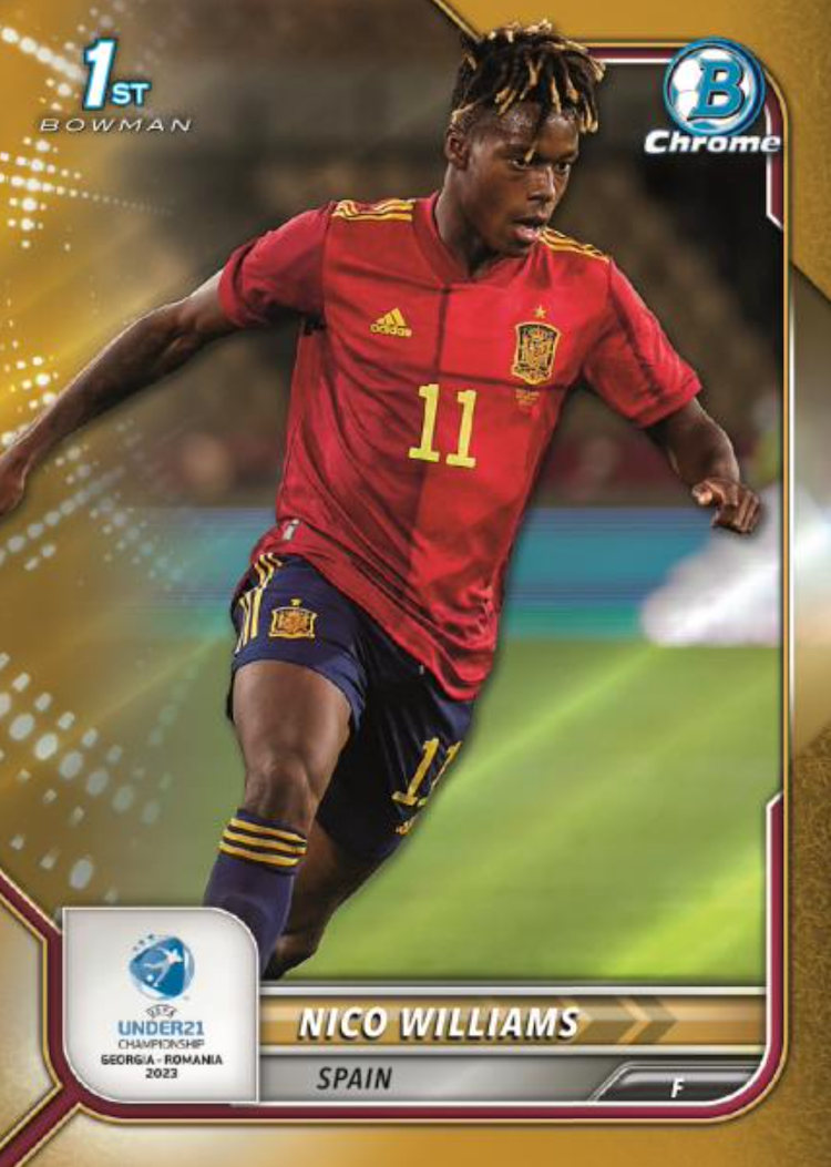2022/23 Bowman Topps Chrome Road to UEFA U21 Hobby Boks