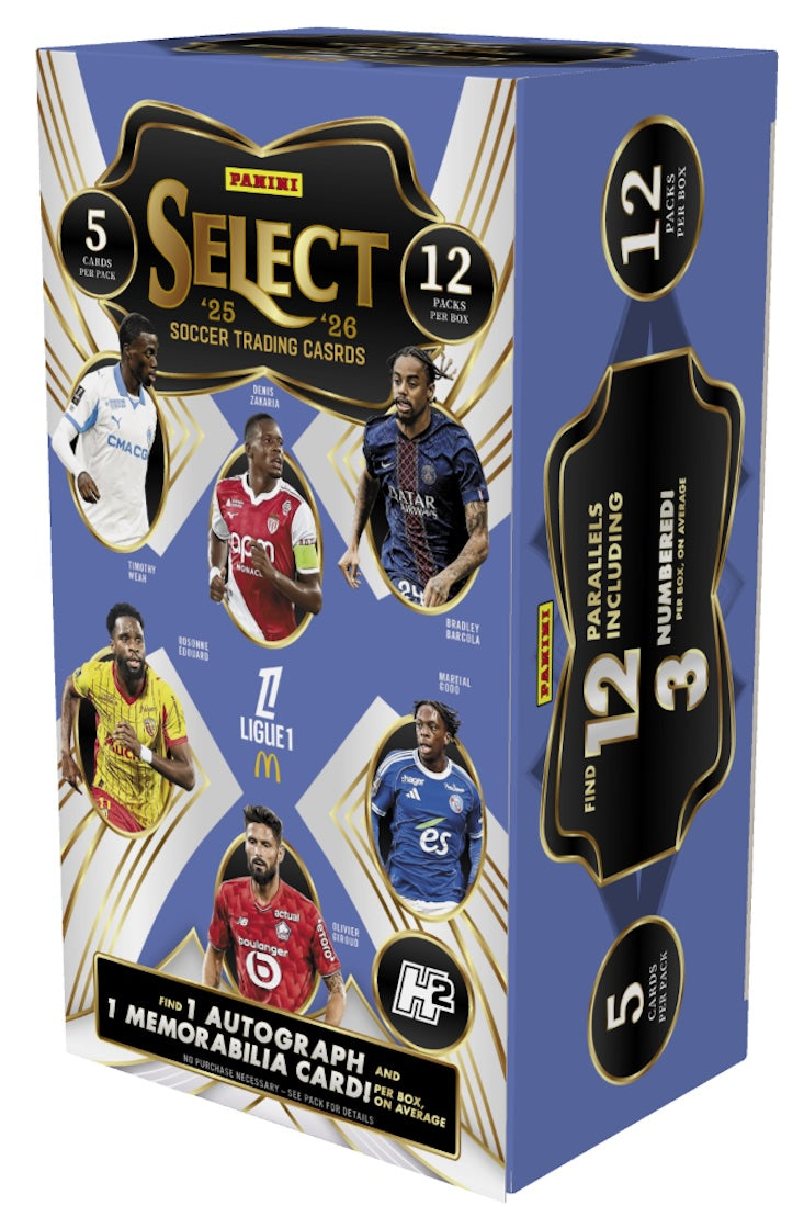 Break #296: 2025-26 Panini Select Ligue 1 H2 Hobby Boks - Random Team