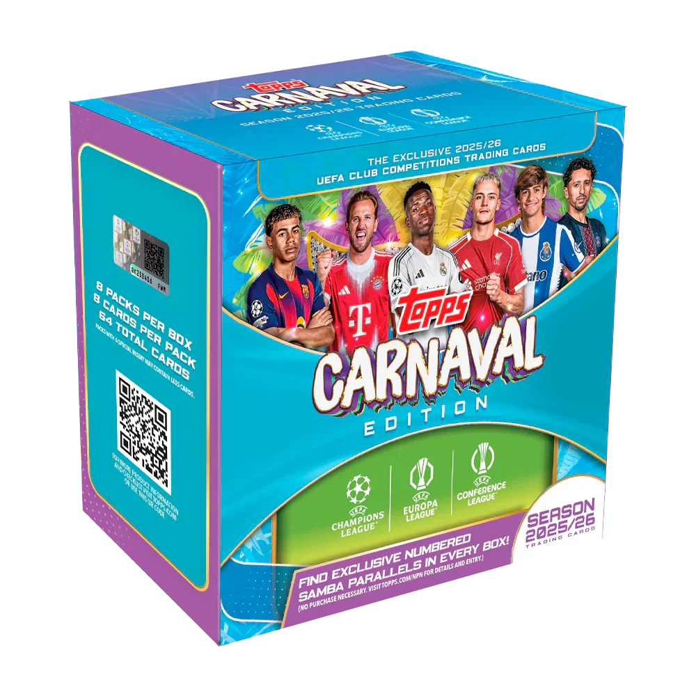 2025-26 Topps UEFA Club Competitions Carnaval Hobby Boks
