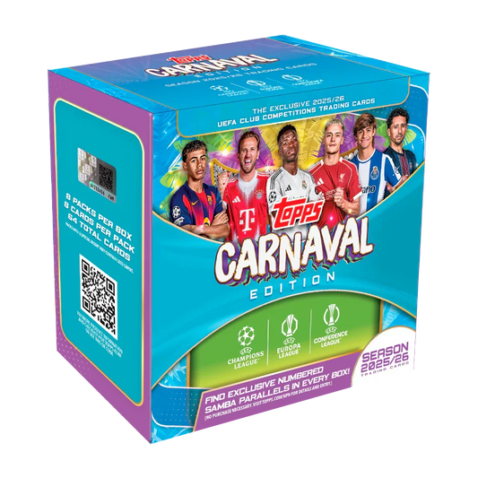 2025-26 Topps UEFA Club Competitions Carnaval Hobby Boks