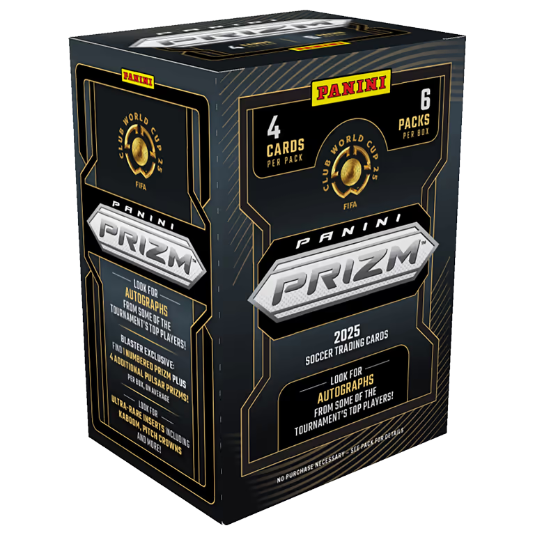 2025 Panini Prizm FIFA Club World Cup Soccer Blaster Boks
