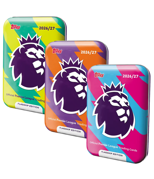 Topps Flagship Premier League 2026/27 Mega Tin (forhåndssalg)