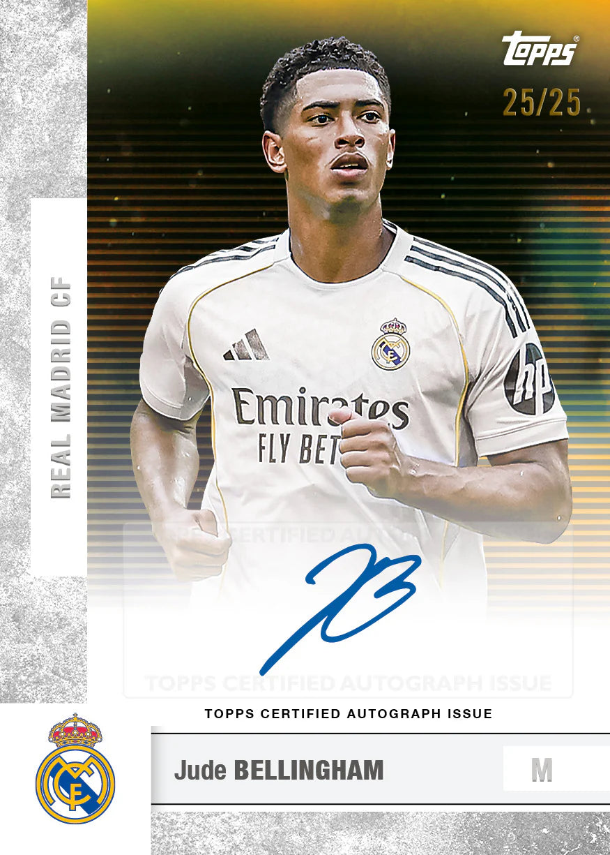 Break #203: 5stk Topps Real Madrid 2025/26 Team Set - PYP