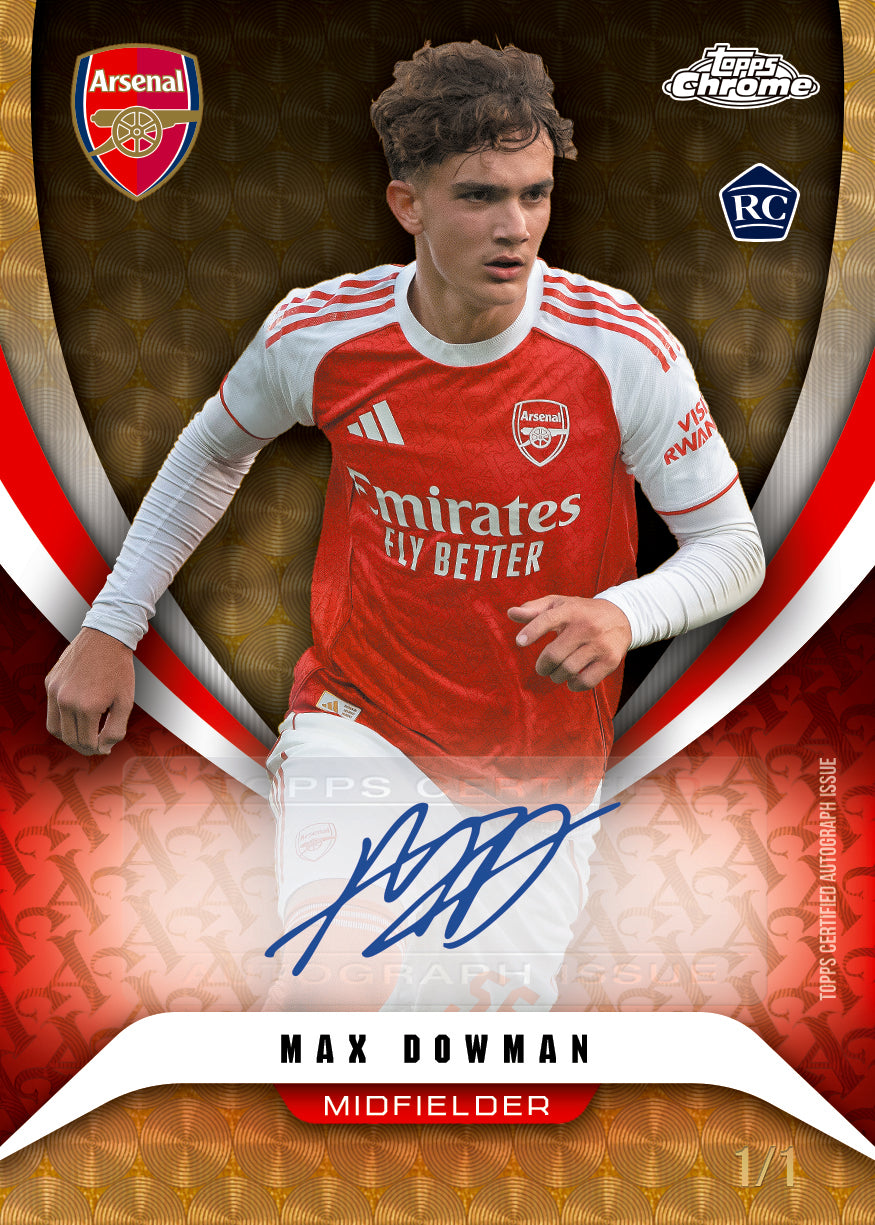 Break #287: 2025-26 Topps Arsenal Chrome Hobby Box - Random Player(s)