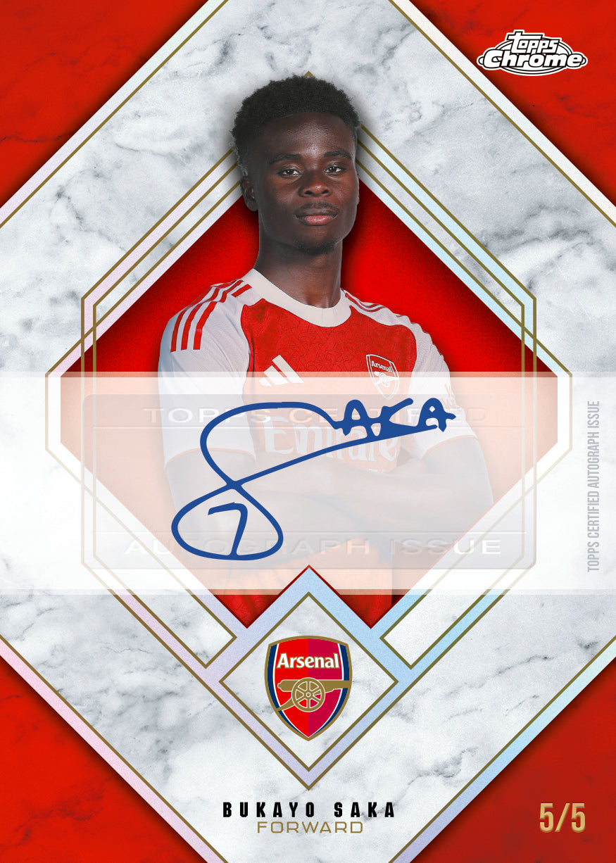 Break #287: 2025-26 Topps Arsenal Chrome Hobby Box - Random Player(s)