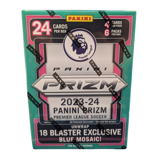 2023-24 Panini Prizm EPL Soccer Blaster Box - Blue Mosaic