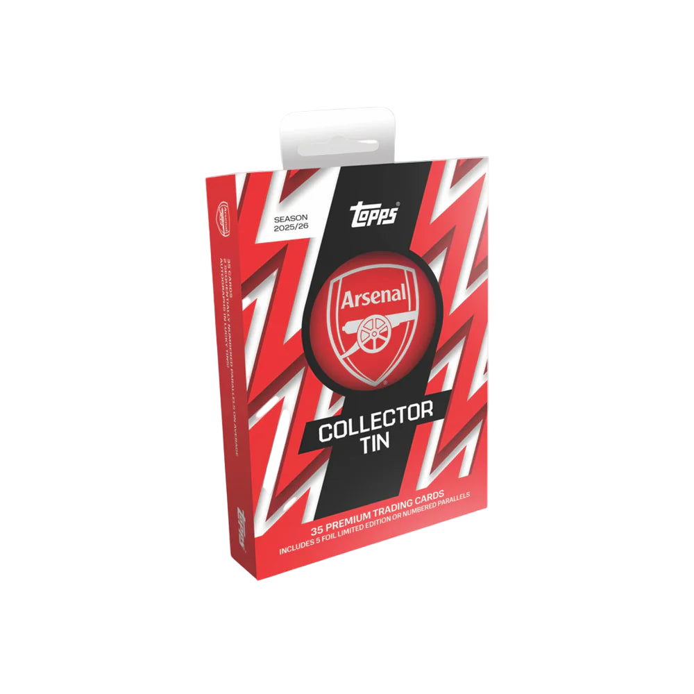 2025-26 Topps Soccer Arsenal FC Collector Tin