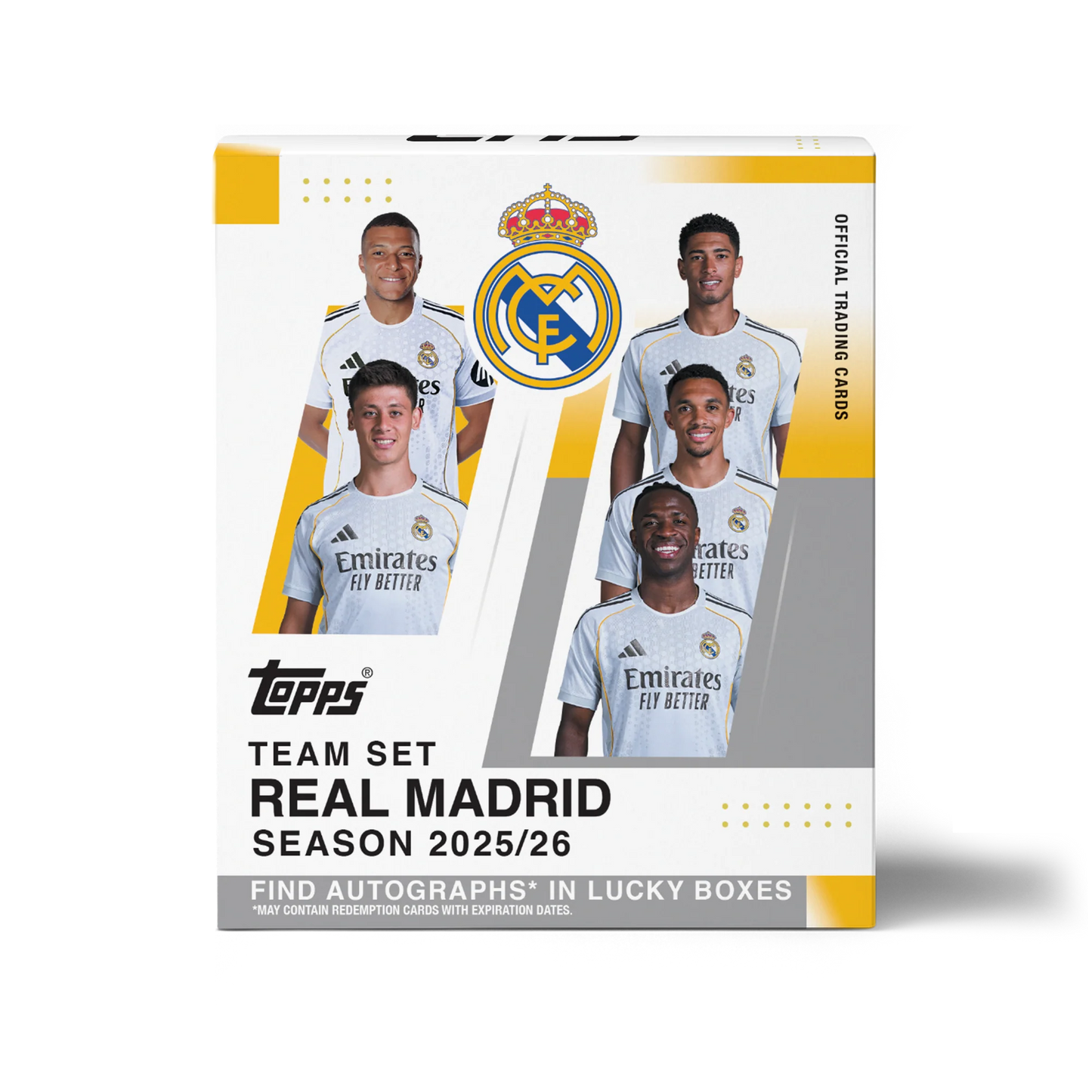 Break #203: 5stk Topps Real Madrid 2025/26 Team Set - PYP