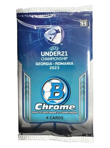 2022/23 Bowman Topps Chrome Road to UEFA U21 Hobby Boks Pakke