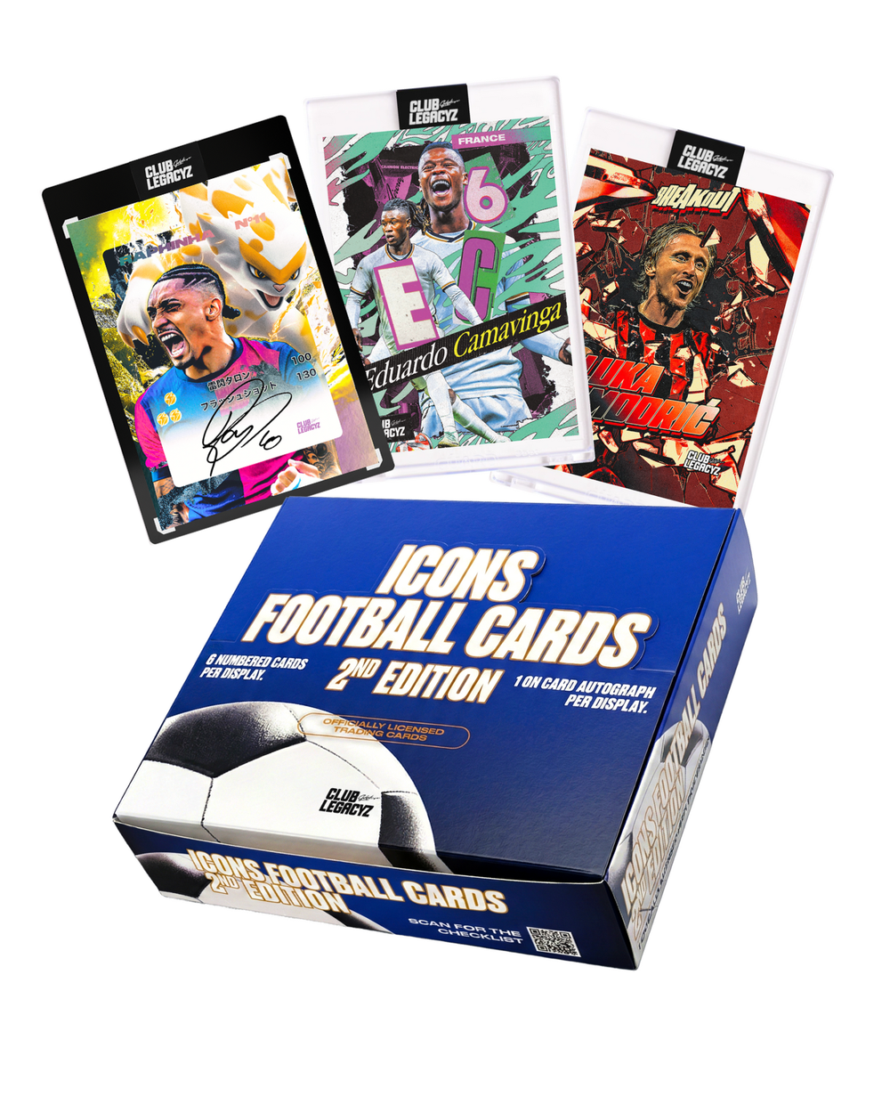 Break #270: Club Legacyz  Icons 2nd edition display boks - Random Player