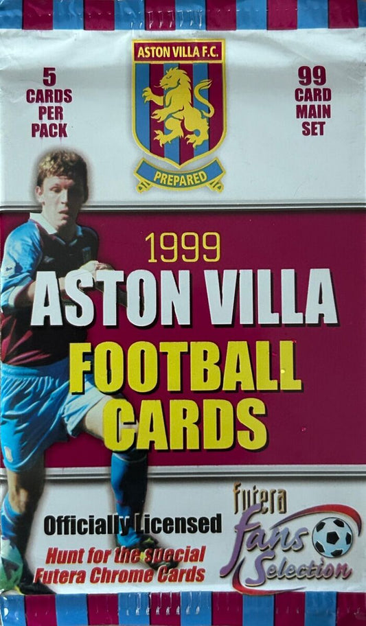 Aston Villa 1999 Futera Fan's Selection Pakke