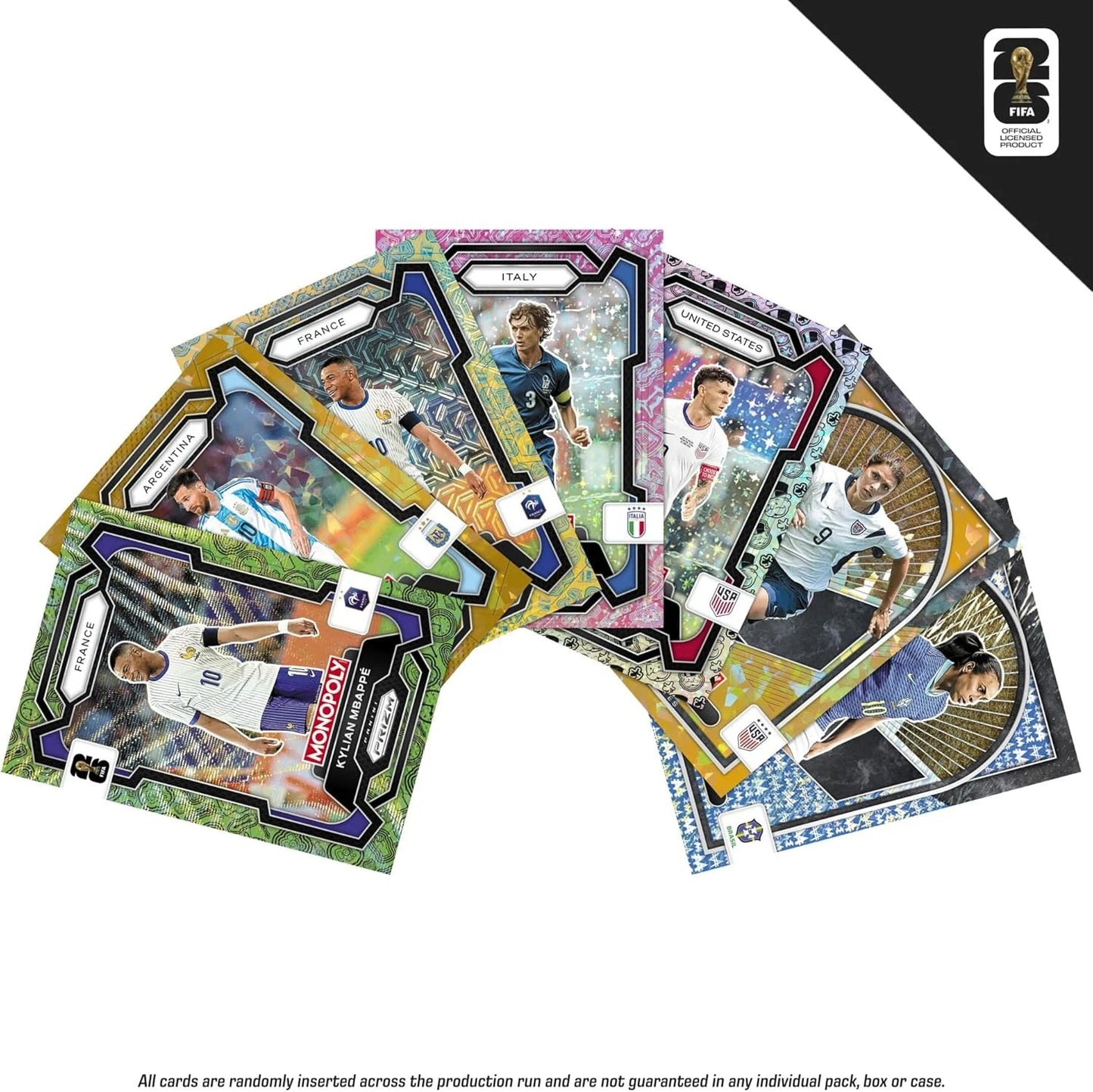 Monopoly Panini Prizm: FIFA World Cup Trading Cards Booster Boks