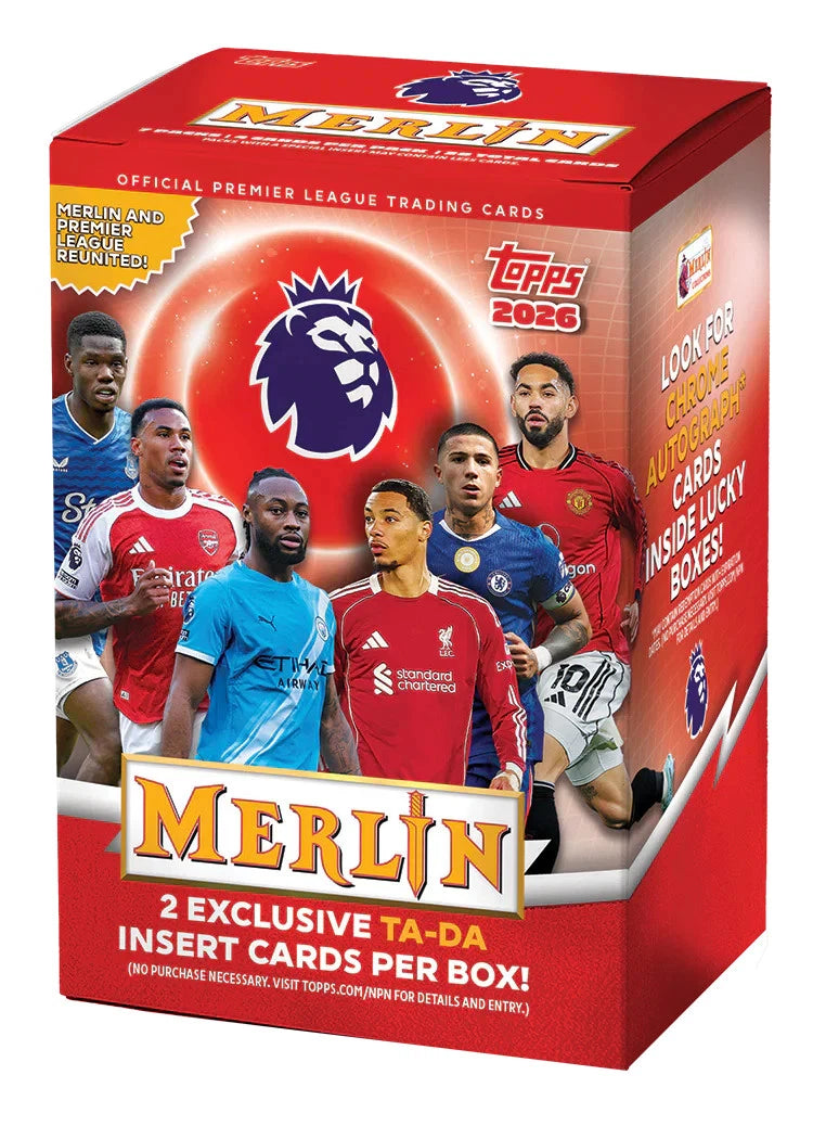 2026 Topps Merlin Premier League Blaster Boks