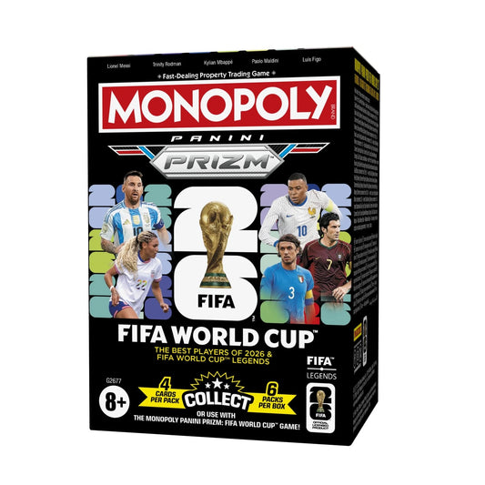 Monopoly Panini Prizm: FIFA World Cup Trading Cards Booster Boks