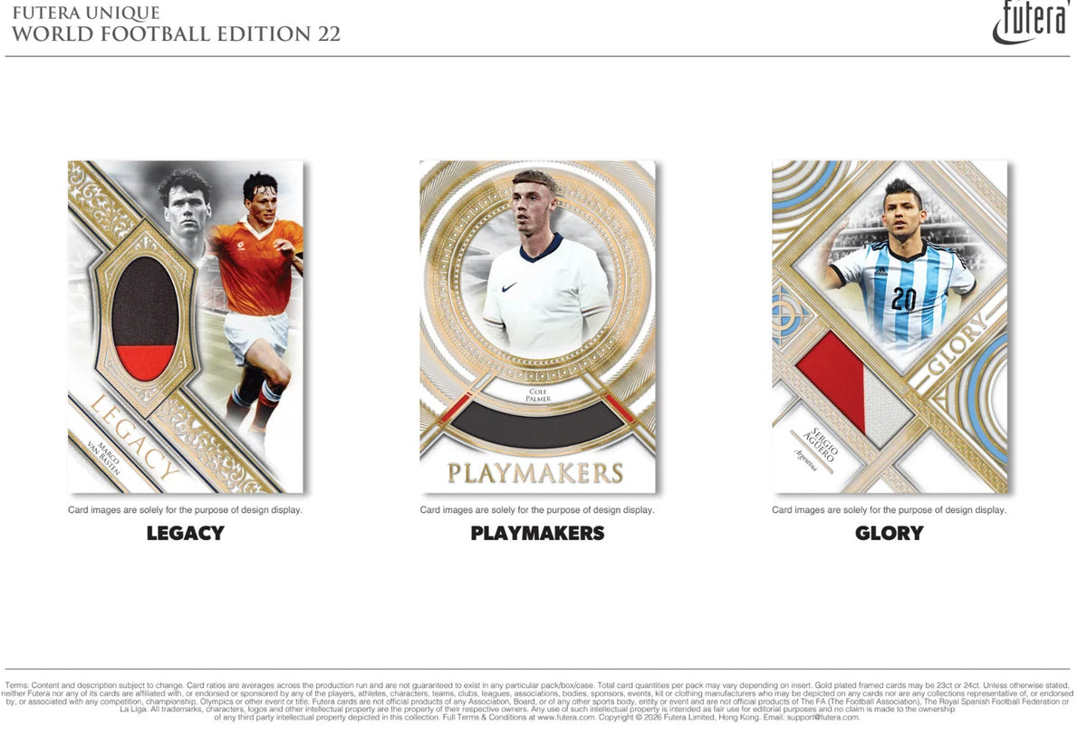 Futera World Unique 2025/26 Hobby Boks (Forhåndssalg)